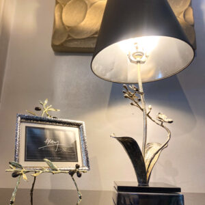 White Orchid Table Lamp